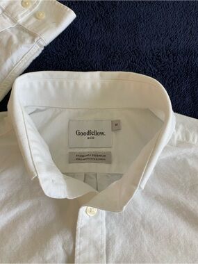 Goodfellow & Co White Men’s Button-Down Dress Shirt